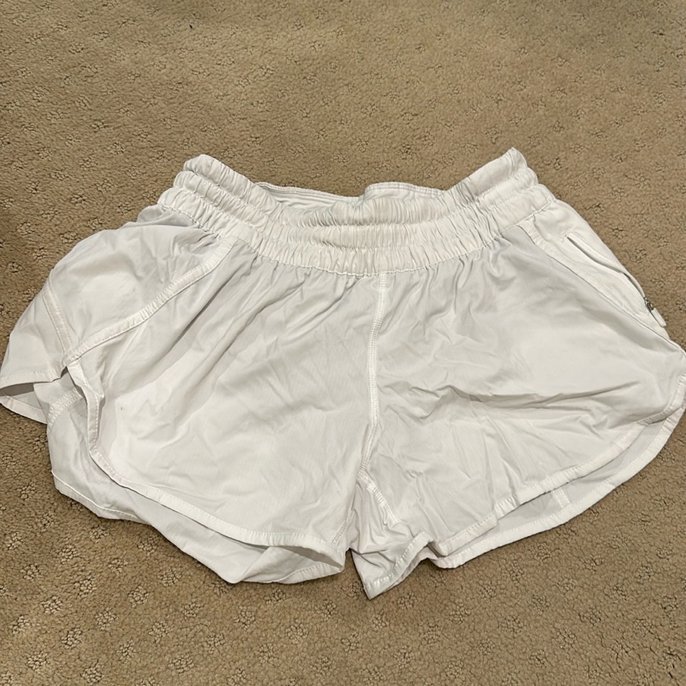 Lulu lemon white shorts